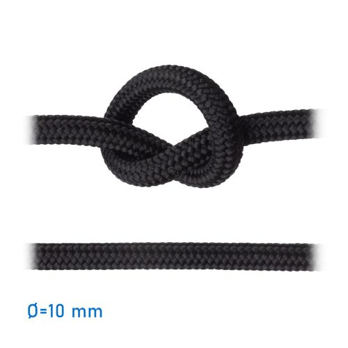 Frânghie negru 10 mm