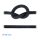 Frânghie negru 12 mm