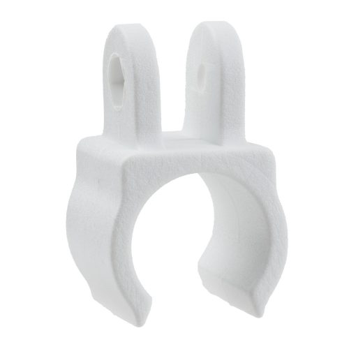 Bază bimini pentru balustradă albă din plastic Ø 25 mm