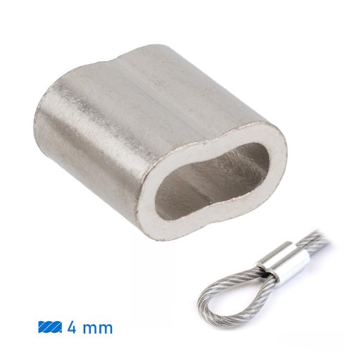 Bride pentru sertizat pentru cablu de sârmă de 4 mm