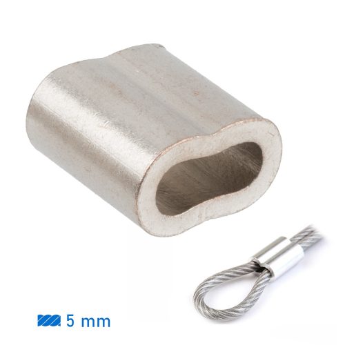 Bride pentru sertizat pentru cablu de sârmă de 5 mm