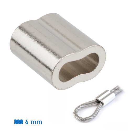 Bride pentru sertizat pentru cablu de sârmă de 6 mm