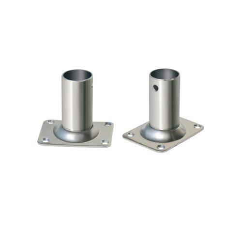 Bază balustradă dreptunghi 90° Ø 22 mm