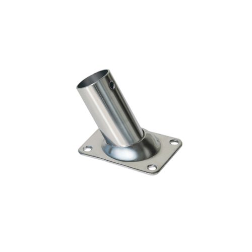 Bază balustradă dreptunghi 60° Ø 22 mm