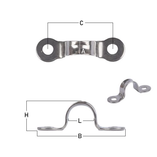 Ghidaj de frânghie inox omega 4