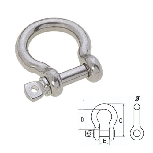 Cheita omega inox 10 mm