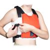 Vestă pentru sporturi nautice de canotaj Roșu S-M