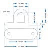 Placă de fixare 5 mm