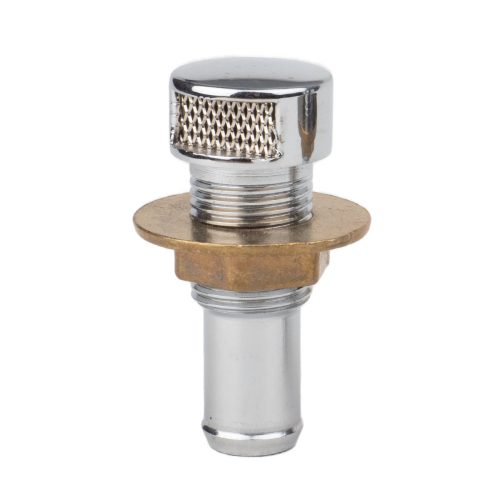 Aerisire rezervor cromat 16 mm drept