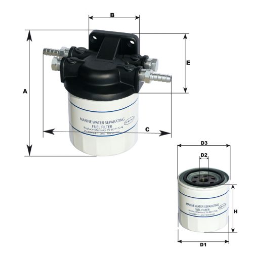 Filtru de combustibil plin