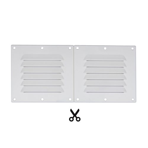 Grilă de ventilație albă divizibilă