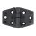 Balama plastic negru 63x40 mm