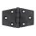 Balama plastic negru 95×60 mm