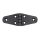 Balama plastic negru 110×40 mm