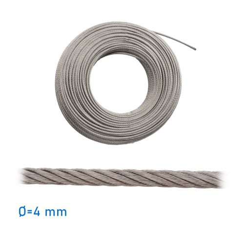 Cablu de sârmă 4 mm inox