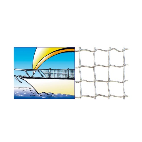 Plasă de balustradă alb h45