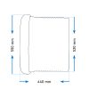 Indicator nivel combustibil Negru-Negru 240-33 Ohm