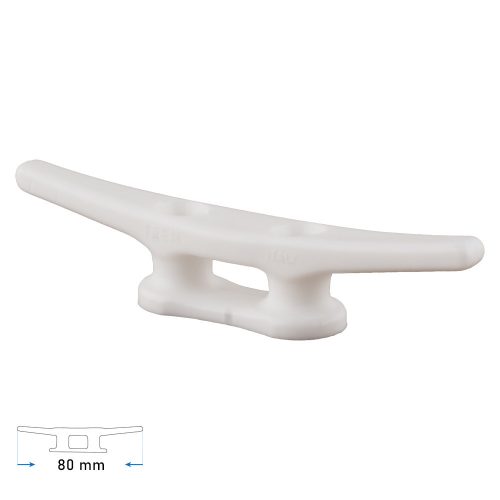 Tachete alb plastic 80 mm