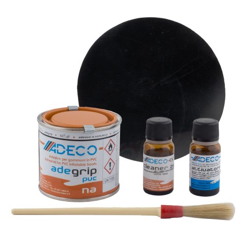Kit de reparații bărci de cauciuc PVC 125 ml Negru