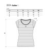 Tricou cu dungi pentru femei – Malfini Sailor – L