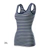 Tricou dama cu maiou in dungi – Malfini Sailor – XXL