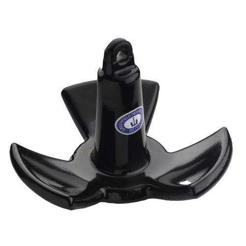 Ancoră cu trei cârlige 9 kg cu acoperire PVC negru