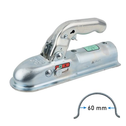 Cap de cuplare remorcă rotund 60mm 1,4t l27